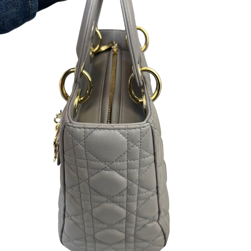 Lady Dior Medium Grey GHW