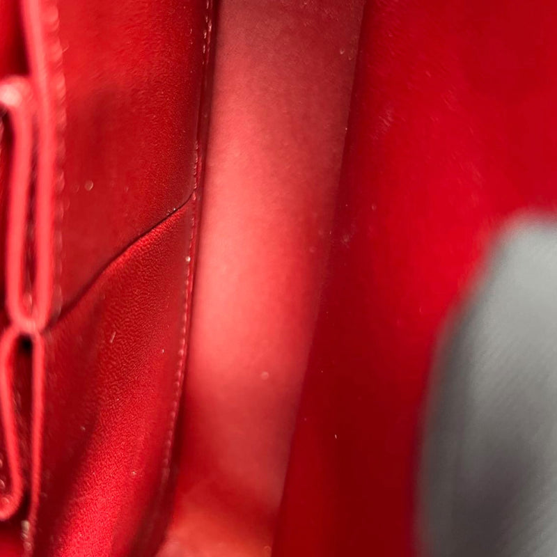 Classic Flap Medium Python Red GHW