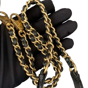 Python Coco Handle Small Flap Black GHW