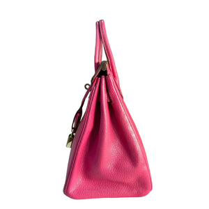 Birkin 25 Fuschia Chevre PHW