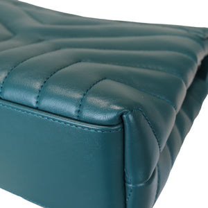 Loulou Matelassé Calfskin Small Teal SHW