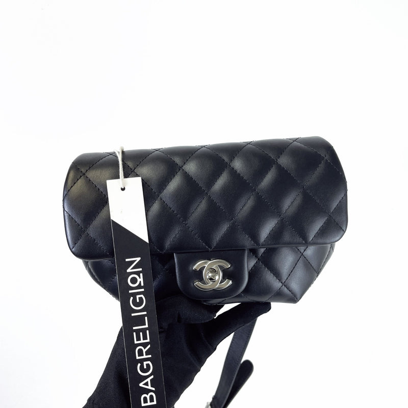 Chanel Black Caviar Leather Bi Classic Belt Bag Chanel