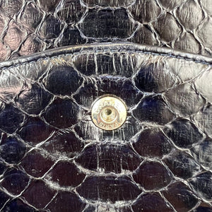 Jumbo Double Flap Python Blue SHW