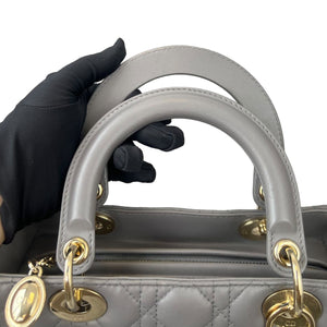 Lady Dior Medium Grey GHW