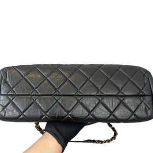 Mademoiselle Small Leather Bowling Black GHW