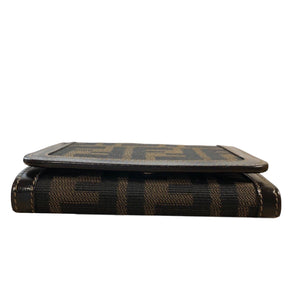 Monogram Zucca Compact Wallet Brown