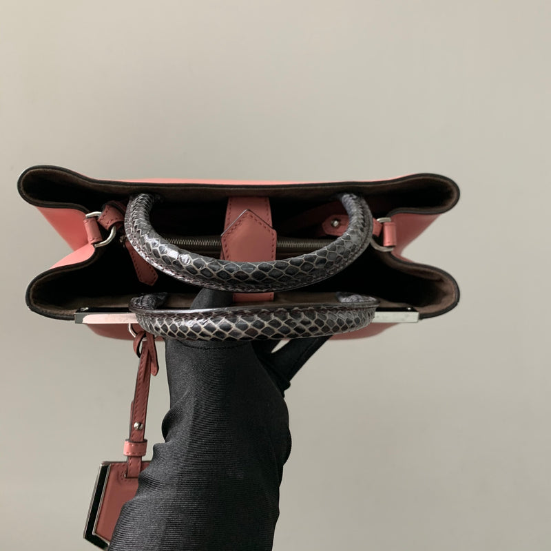 Vitello Dolce Python Petite Monster 2Jours Tote