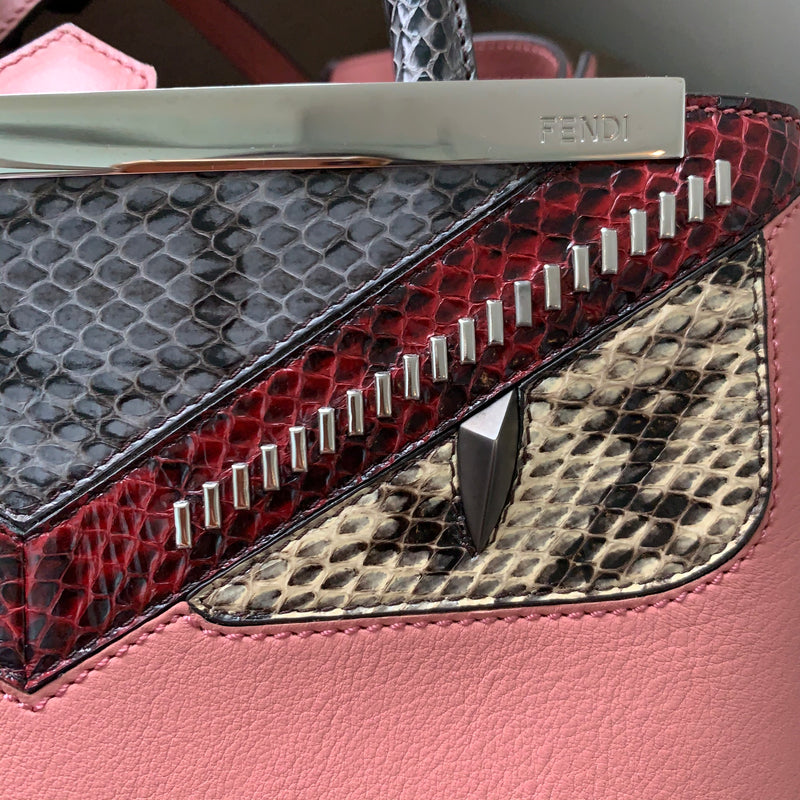 Vitello Dolce Python Petite Monster 2Jours Tote