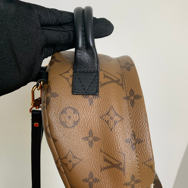 Louis Vuitton Palm Spring Backpack PM Monogram Reverse Canvas GHW