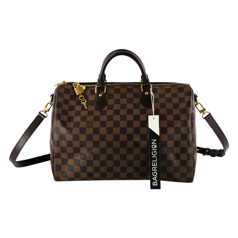 Speedy 35 Bandouliere Damier Leather