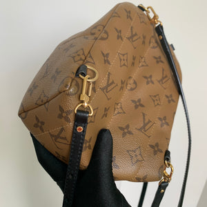 Palm Springs Monogram Mini Reverse Monogram Canvas Backpack