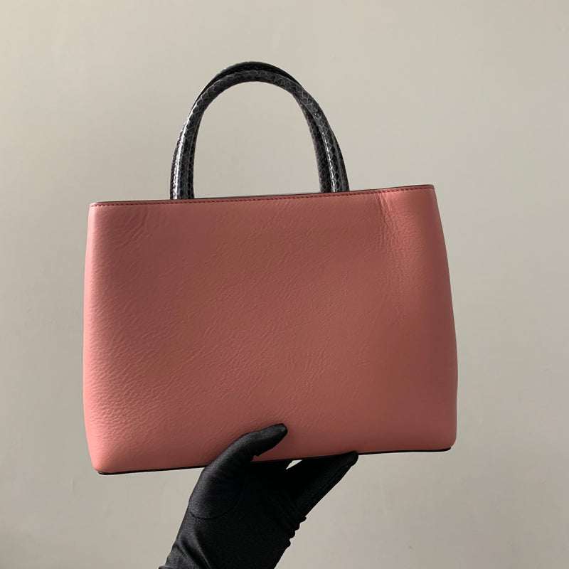 Vitello Dolce Python Petite Monster 2Jours Tote