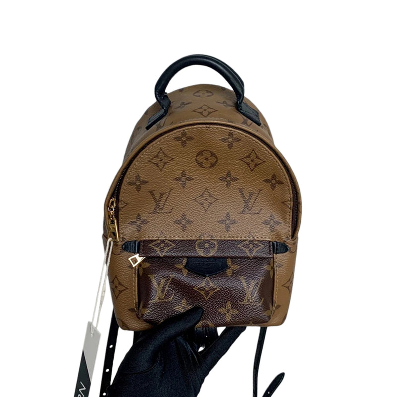 Louis Vuitton Palm Spring Backpack PM Monogram Reverse Canvas GHW