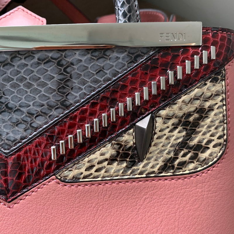 Vitello Dolce Python Petite Monster 2Jours Tote