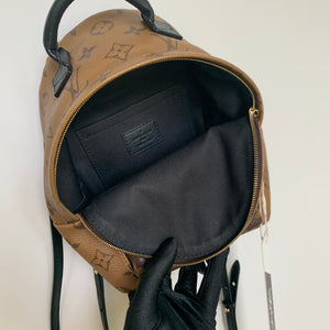 Palm Springs Monogram Mini Reverse Monogram Canvas Backpack