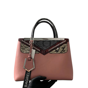 Vitello Dolce Python Petite Monster 2Jours Tote