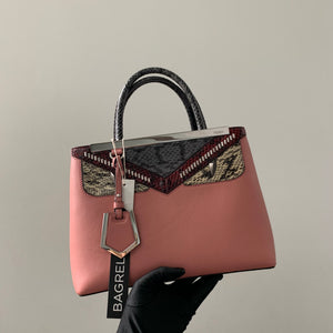 Vitello Dolce Python Petite Monster 2Jours Tote