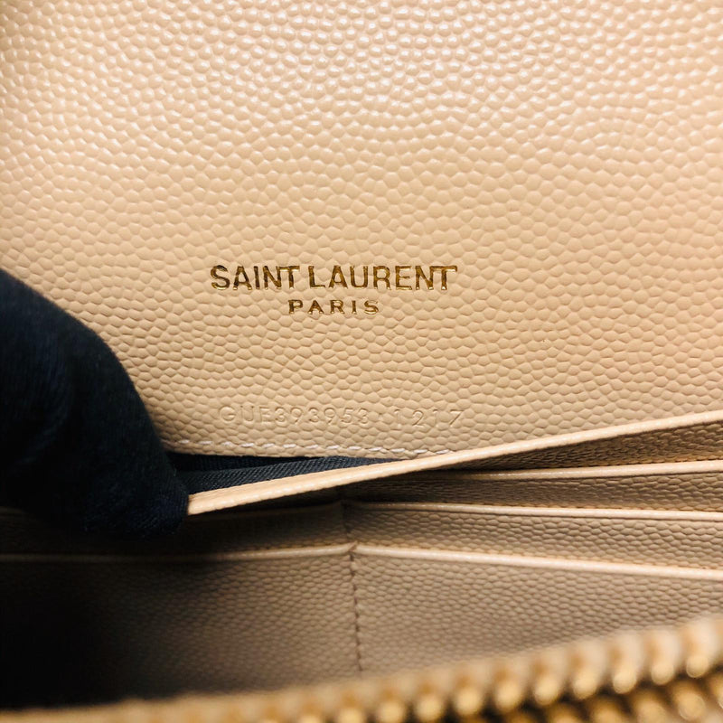 Saint Laurent Woc 22cm Dark Beige Ghw