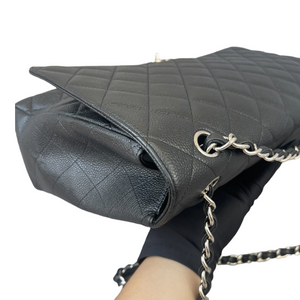 Single Flap Maxi Caviar SHW