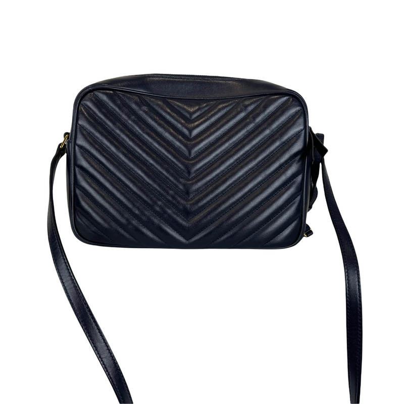 Loulou Camera Bag Quilted Blue GHW