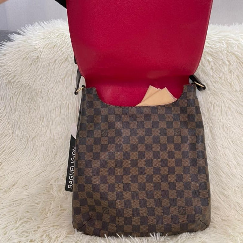 Louis Vuitton Brown, Pattern Print Monogram Musette Salsa`