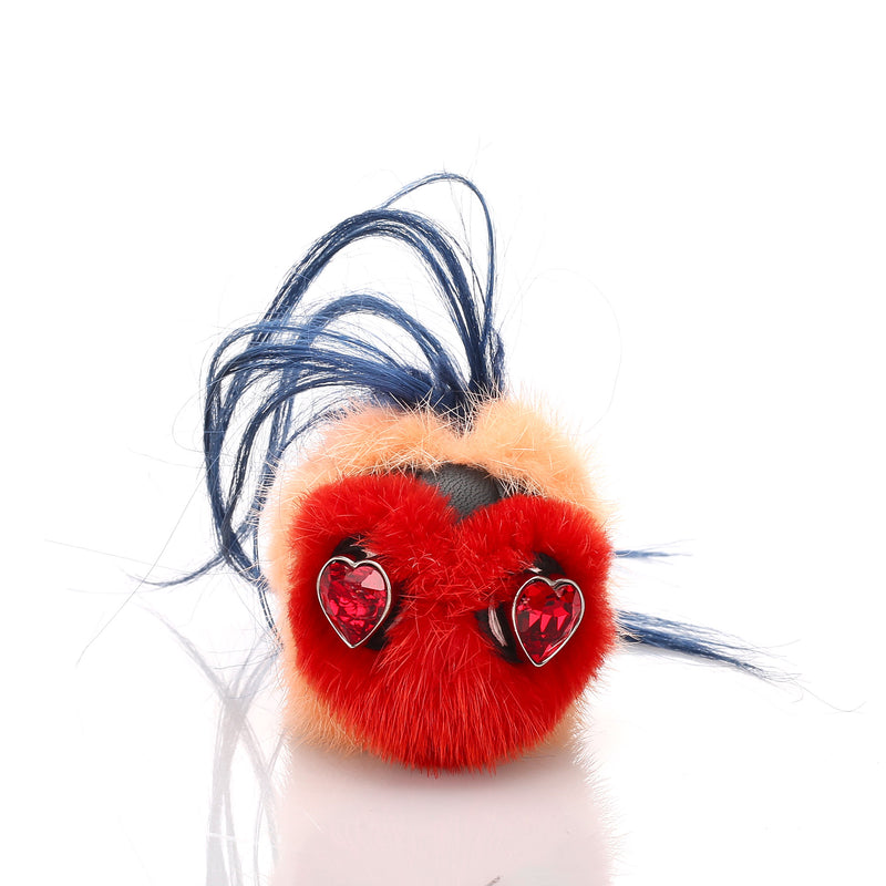 Heart Bug Bag Charm Red - Bag Religion