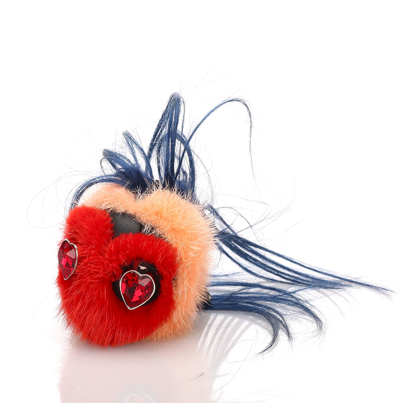 Heart Bug Bag Charm Red - Bag Religion