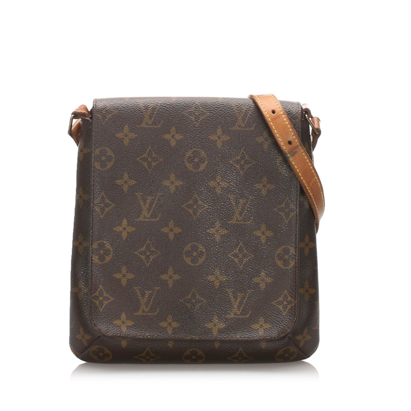 Monogram Musette Salsa Short Strap Brown