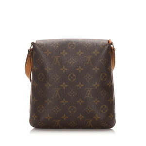 Monogram Musette Salsa Short Strap Brown