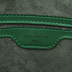 Epi Saint Jacques PM Short Strap in Green