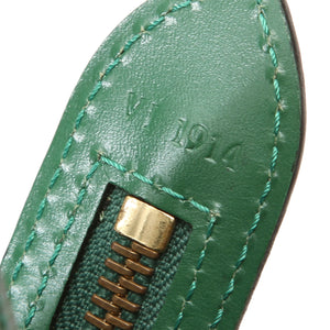 Epi Saint Jacques PM Short Strap in Green
