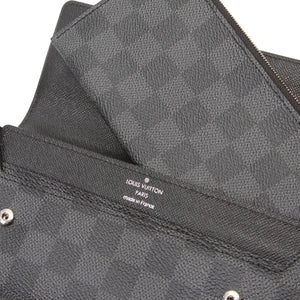 Louis Vuitton Damier Graphite Portefeuille Long Modulable Wallet Black