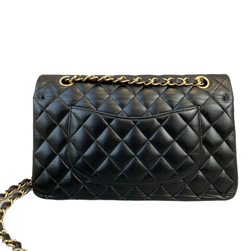 Classic Flap Medium Lambskin Black GHW