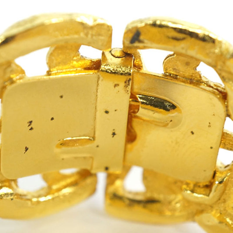 Gold-Tone Metal Body CC Bangle