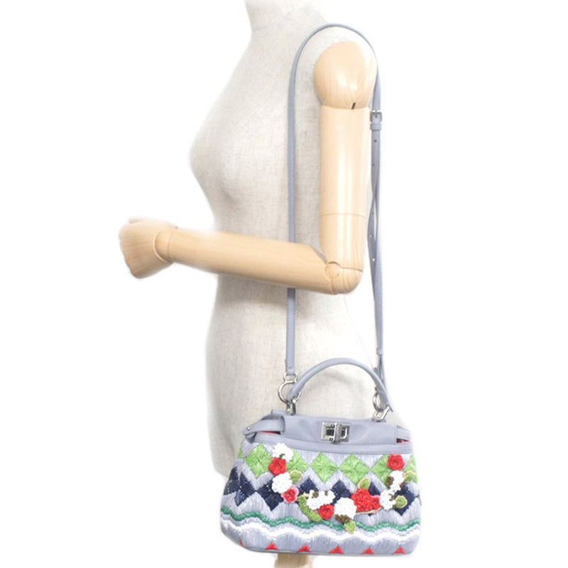 Mini Embroidered Peekaboo Satchel