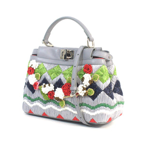 Mini Embroidered Peekaboo Satchel