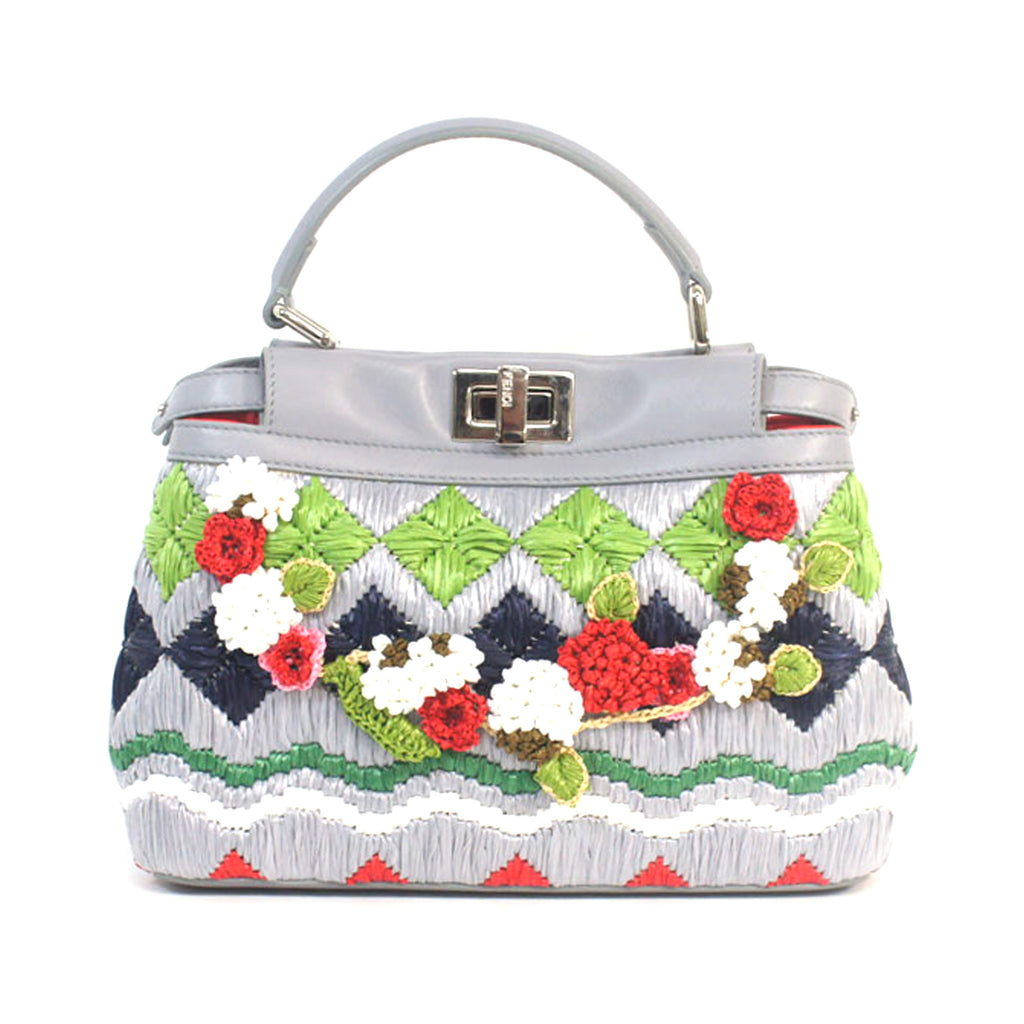 Mini Embroidered Peekaboo Satchel