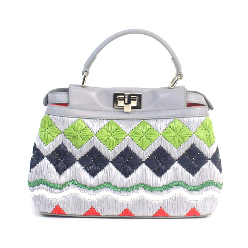Mini Embroidered Peekaboo Satchel