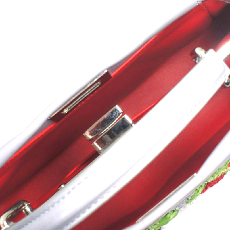 Mini Embroidered Peekaboo Satchel
