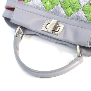 Mini Embroidered Peekaboo Satchel