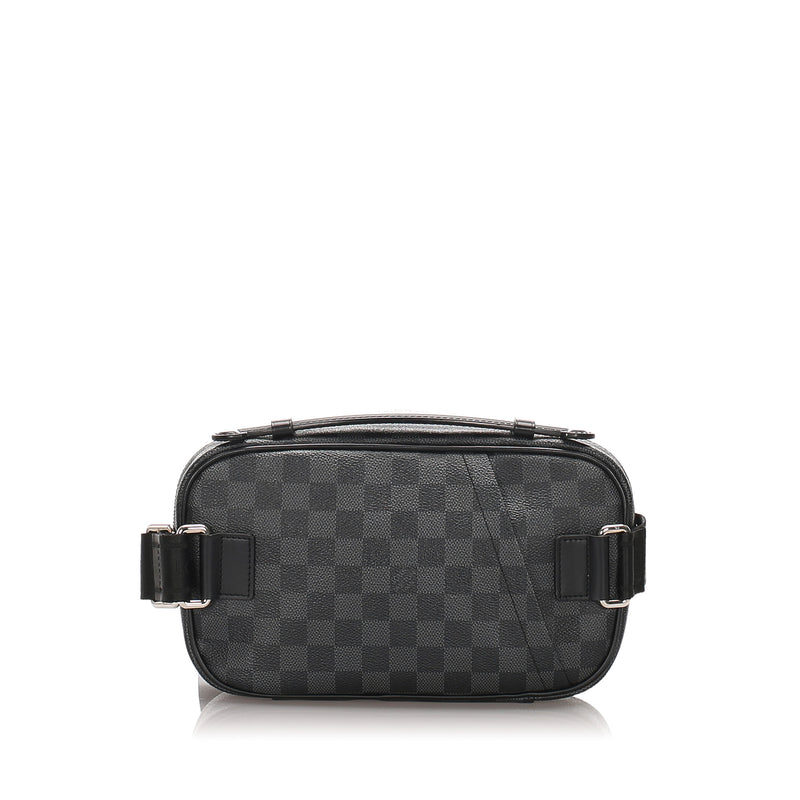 Louis Vuitton Ambler Damier Graphite Belt Bag - THE PURSE AFFAIR