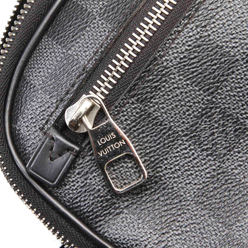 Sell Louis Vuitton Damier Graphite Ambler Waist Bag - Black/Dark Grey