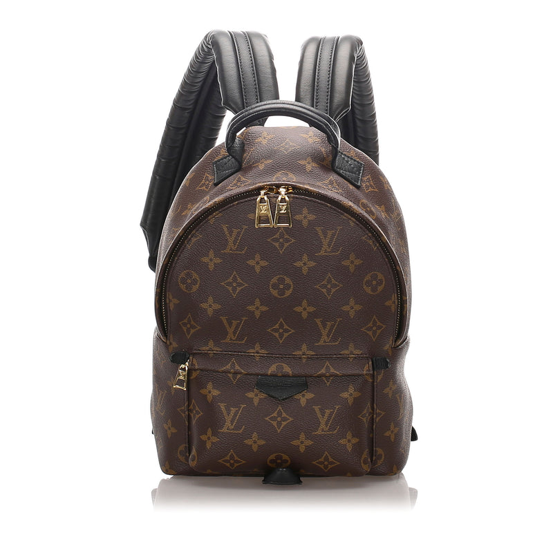 Louis Vuitton Palm Springs Backpack PM White in Smooth Calfskin/Canvas with  Silver-tone - US