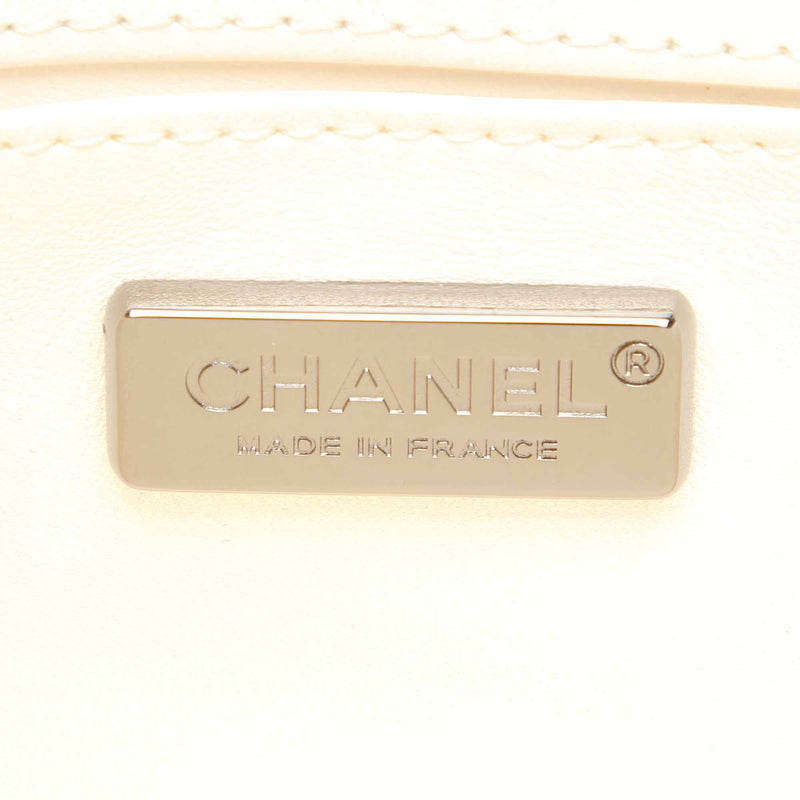 Chanel No 5 Graffiti Boy Flap Bag White