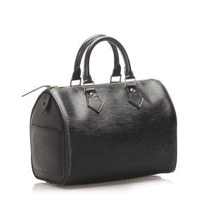 Black Epi Leather Speedy 25