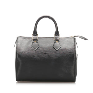 Black Epi Leather Speedy 25
