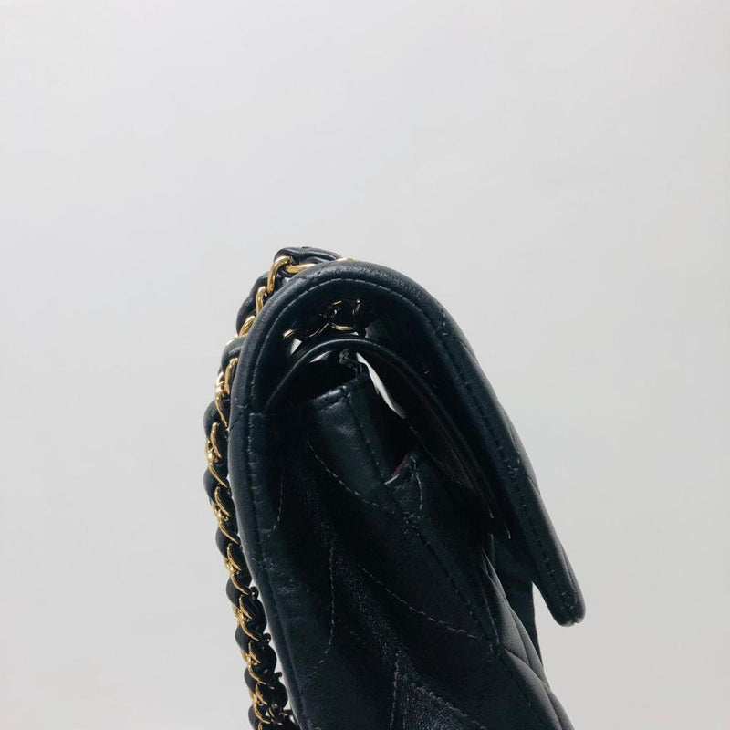 Classic Flap Black Medium Lambskin GHW