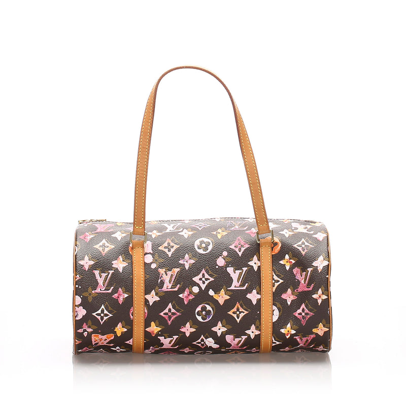 Pink Louis Vuitton Vernis Monogram Papillon 30 Bag