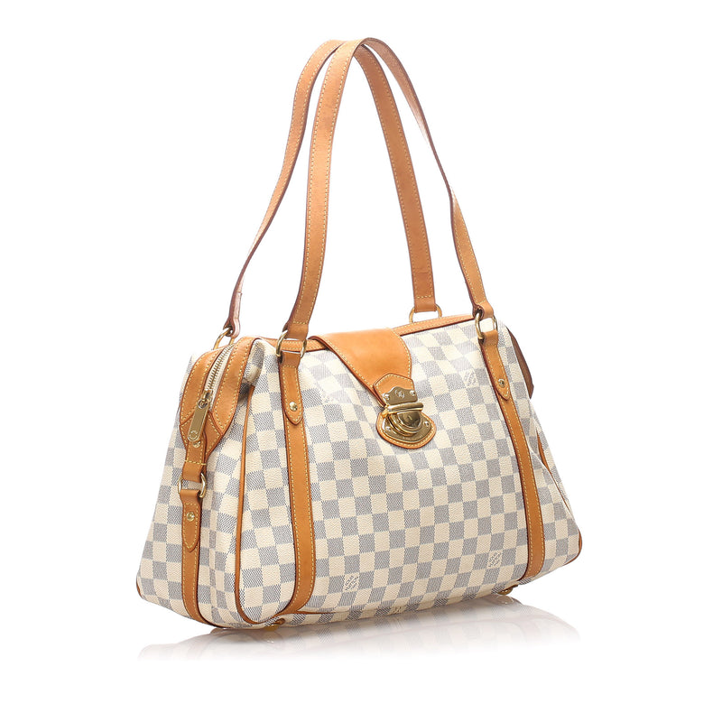 Louis Vuitton Damier Azur GM Stresa Shoulder Handbag