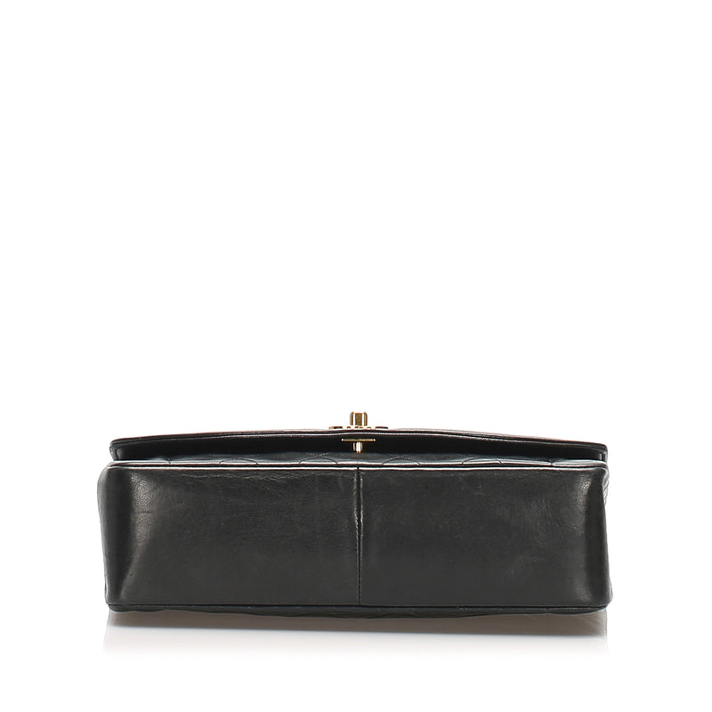 Diana Flap Shoulder Bag in a Quilted Lambskin Leather with GHW